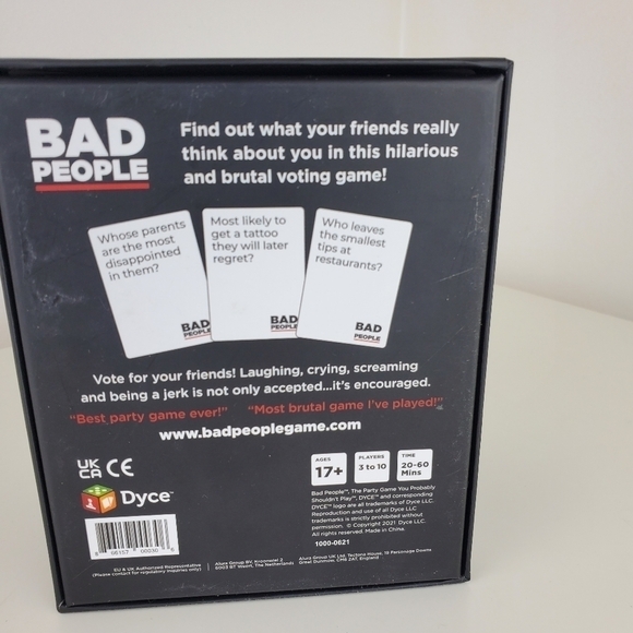 GAME Bad People Party Game New - Picture 7 of 13